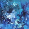 Blue Abstract Painting | Across The Sea 30x80"
Large abstract landscape artwork featuring swirling brushstrokes of vibrant blue and white hues, evoking a sense of oceanic motion and depth.
