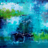 Vibrant Abstract Landscape | Earthy Colors and Flowing Shapes in a Captivating Artwork