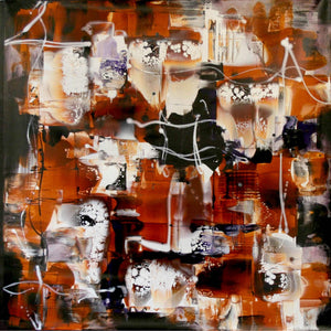 Vibrant Abstract Art | Fiery Palette, Dynamic Composition
This captivating abstract painting features a bold, fiery color palette with dynamic brushstrokes and splashes of paint that create a sense of movement and energy. The artwork showcases the artist's skilled use of color and technique to evoke a powerful, emotive response.