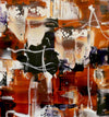 Vibrant Abstract Art | Fiery Explosion of Colors and Textures on Large Canvas